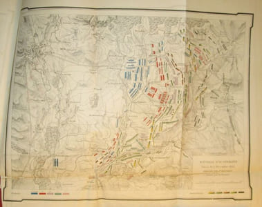 Instruction secrette dérobée à Frédéric II, roi de Prusse, contenant les ordres secrets expédiés aux officiers de son armée, particulièrement à ceux de la Cavalerie, pour se conduire dans la guerre. /// Le guidon des Gens de guerre ouquel est contenu l'Art de sçavoir mener et conduyre gens de cheval et de pied, assieger villes, les assaillir et deffendre, faire rampars, bastillons, trenchées, batailles, bataillons, scoyadrons, entreprises, courses, et autres choses appartenantes à la guerre, utile et nécessaire à tous capitaines, et autres désirans suyure le mestier des armes. Faict et composé par Michel d'Amboise, Escuyer, Seigneur de Chevillon, dict l'Esclave fortuné. /// Relation de la bataille d'Austerlitz gagnée le 2 décembre 1805 par Napoléon contre les Russes et les Autrichiens sous les ordres de leurs souverains.