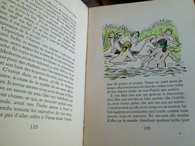 Les Amours de Psyché et Cupidon, édition ornée d'illustrations en couleurs par Carlegle.
