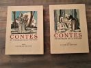 Contes et Nouvelles de La Fontaine. Aquarelles de Maurice LEROY. . LEROY (Maurice) - LA FONTAINE.-
