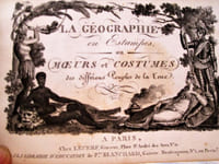 La géographie en estampes, ou moeurs et costumes des differens peuples de la terre.