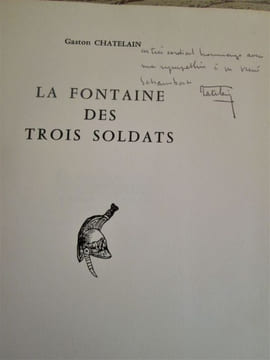 La fontaine des trois soldats.-. Gaston CHATELAIN - François GEORGIN (illustrations)