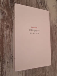 Chroniques du Bel canto.