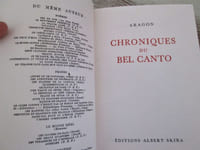 Chroniques du Bel canto.
