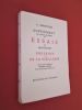 Supplément au livre III, chapitre II des Essais de Montaigne.- Presbion ou de la vieillesse.. SERSTEVENS A.