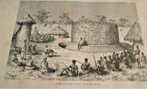 CONGO.- Africa Pintoresca. Region de Los Grandes Lagos. El Congo. Exploraciones realizadas en el Oeste de Africa por Saborgnan de Brazza. . GIRAUD ...
