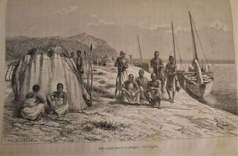 CONGO.- Africa Pintoresca. Region de Los Grandes Lagos. El Congo. Exploraciones realizadas en el Oeste de Africa por Saborgnan de Brazza. . GIRAUD ...
