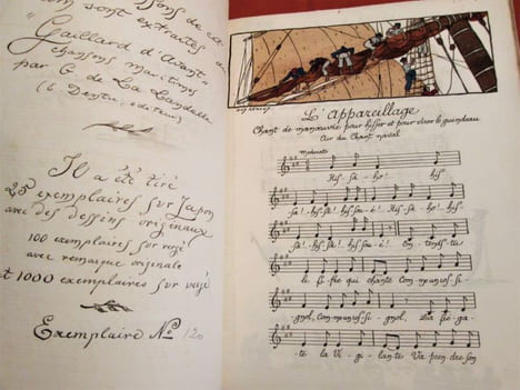 Chansons du Marin français au temps de la Marine en Bois recueillies et illustrées par Guy Arnoux . ARNOUX (Guy)