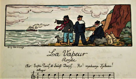 Chansons du Marin français au temps de la Marine en Bois recueillies et illustrées par Guy Arnoux . ARNOUX (Guy)