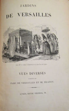 Jardins de Versailles : vues diverses du parc de Versailles et de Trianon.. ANONYME