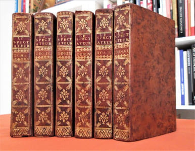 Le spectateur, ou le Socrate moderne, où l'on voit un portrait naïf des moeurs de ce siècle.- En 6 volumes.