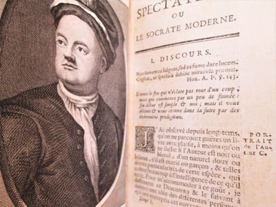 Le spectateur, ou le Socrate moderne, où l'on voit un portrait naïf des moeurs de ce siècle.- En 6 volumes.