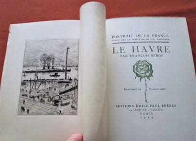 Le Havre. Frontispice de Valdo-Barbey.