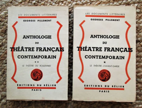 Anthologie du théâtre français contemporain. 1. Le théâtre d'avant-garde. - 2. Le théâtre du boulevard. - 3. Le théâtre des romanciers et des poètes. ...