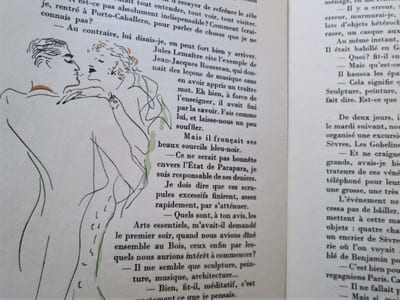Les cinq plaisirs de l'homme cultivé.
