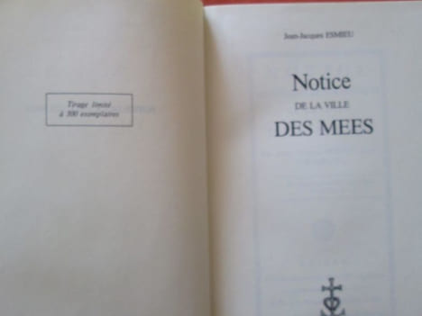 Notice historique et statistique de la ville des Mées.. ESMIEU Jean-Jacques