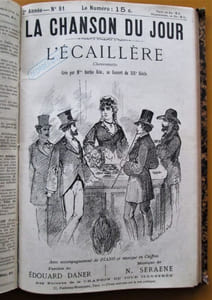 Recueil de Revues de chants populaires : Conservatoire Populaire du Chant - La Chanson du jour - Les Chants de la Maison.