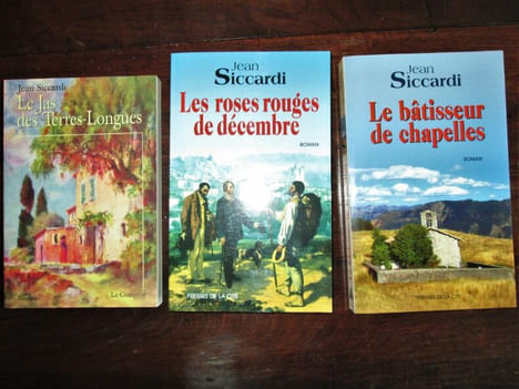LOT DE 3 LIVRES : Le Jas des Terres-Longues, Les roses rouges de décembre, Le bâtisseur de chapelles.. SICCARDI (Jean)