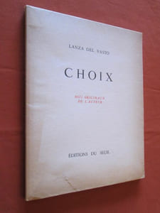 CHOIX.- Bois originaux de l'auteur.