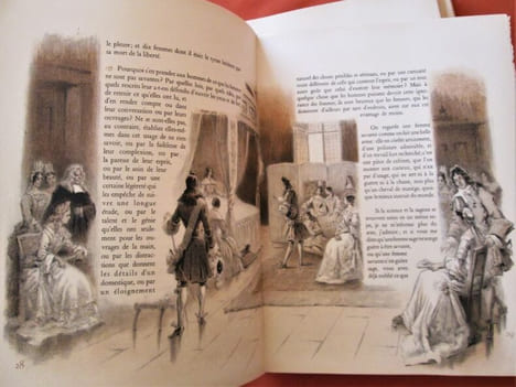 Les caractères (Choix de pensées et de portraits).- Lithographies originales de Henri Charousset.. LA BRUYERE (Jean de)