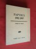 Papyrus 1902-1997.- Poèmes et proses.. PAPYRUS