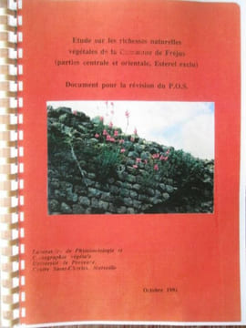 Etude sur les richesses naturelles végétales de la Commune de Fréjus (parties centrale et orientale, Estérel exclu). 2 parties en 2 tomes.. LAVAGNE ...