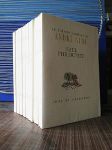 Le théâtre complet de André Gide.- Complet des 8 vol. illustrés.