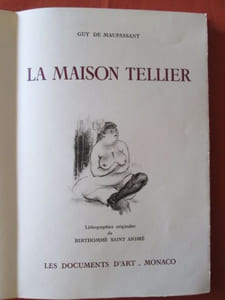 La Maison Tellier. Illustrations de Berthommé Saint-André.