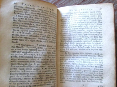 Dictorum factorumq. Memorabilium Lib.IX Cum I.Lipsii notis et indice uberrimo. (Faits et dits mémorables). VALERII MAXIMI (Valère Maxime)