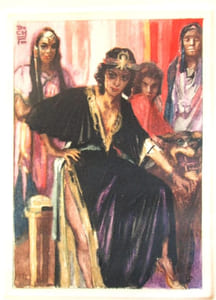 L'Atlantide. Avec douze gravures imprimées en couleurs d'après les aquarelles de D.-Ch. Fouqueray.