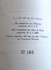 L'oiseau des ruines (ex. n° 165 de l'édition originale).