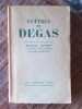 Lettres de Degas, recueillies et annotées par Macel Guérin.. DEGAS - GUERIN (Marcel)