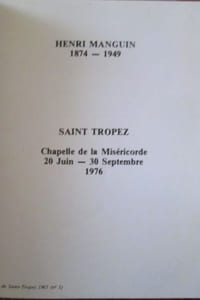 Henri Manguin 1874-1949. Saint Tropez.