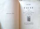 Faust. Décoré de compositions originales gravées sur bois par Louis-William Graux.. GOETHE & NERVAL Gérard de (traduit par)