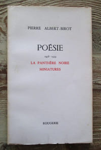Poésie 1938-1939 : La panthère noire, Miniatures.