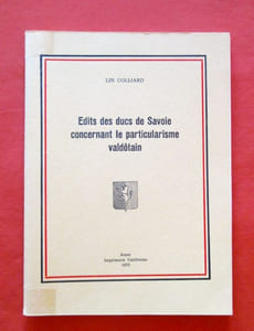 Edits des ducs de Savoie concernant le particularisme Valdôtain.