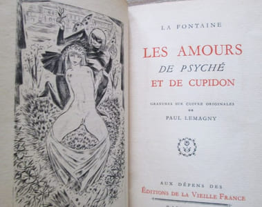 Oeuvres de M. de la Fontaine (7 tomes) : Fables (3 vol.) illustrées par Lucien BOUCHER - Contes (2 vol.) illustrés par Paul LEMAGNY -Thémidore ou mon histoire et celle de ma maitresse illustré par Raoul Serres . Les amours de Psyché et de Cupidon illustré par Paul LAMAGNY.- Complet des sept tomes.