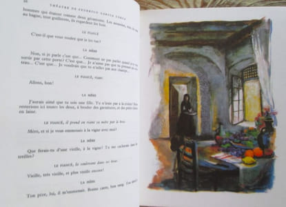 THEÂTRE : Noces de Sang - Yerma - La Maison de Bernarda Alba.