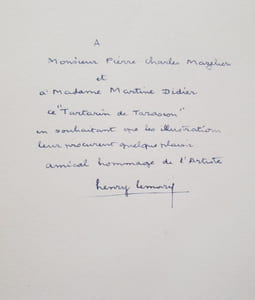 Tartarin de Tarascon. Illustrations de Henry Lemarié.