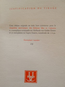 Le rêve de Marc.-Avec huit aquarelles de Théodore Strawinsky.. CHAMBORD (Jacqueline) - STRAWINSKY (Théodore)