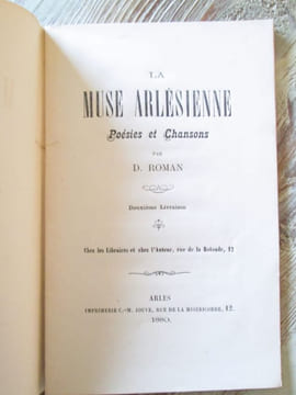 La Muse Arlésienne. Poésies et chansons (Livraisons 1 à 5). ROMAN (Dominique)