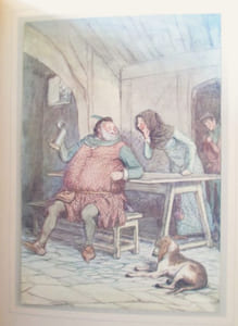 Les joyeuses commères de Windsor par William Shakespeare, illustré par Hugh Thomson.