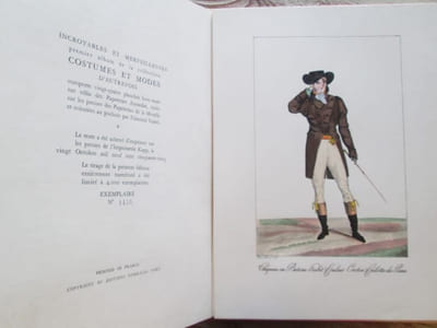 Incroyables et merveilleuses.- Paris 1810-1818.