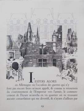Discours de la Méthode, Pour bien conduire sa raison et Chercher la vérité dans les Sciences. - Commentaires gravés sur cuivre par C.P. Josso.. ...