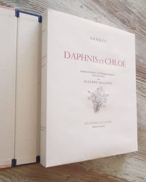 DAPHNIS et CHLOÉ. Compositions lithographiques originales de Suzanne BALLIVET. . LONGUS