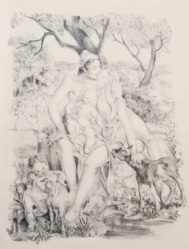 DAPHNIS et CHLOÉ. Compositions lithographiques originales de Suzanne BALLIVET. . LONGUS