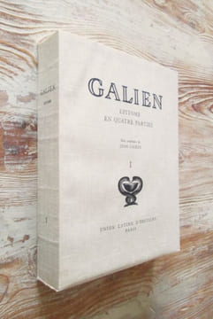 Epitome en quatre parties.- 4 volumes.. GALIEN - CHIEZE, Jean (illustrateur)