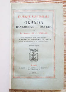 L'Afrique équatoriale : Okanda - Bangouens - Osyéba.