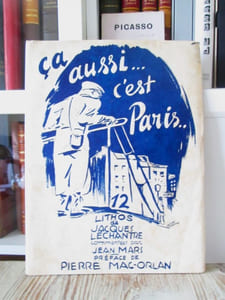 Ca aussi c'est Paris.. 12 Lithos de Jacques Lechantre, commentées par Jean Mars.
