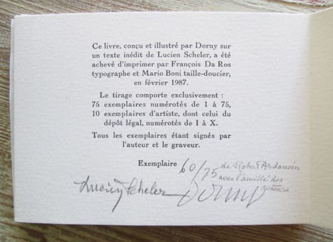 Il suffirait. Illustrations de Dorny.. SCHELER (Lucien) - DORNY (Bertrand)