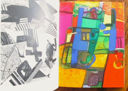 Revue XXe siècle.- N° XXXIII (33), Décembre 1969 : Panorama 69, lithographies originales de Maurice Estève et Giuseppe Capogrossi.